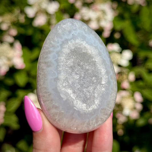 Druzy Agate Egg