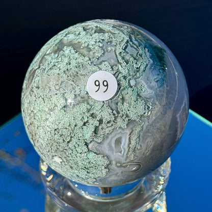 Large Moss Agate Sphere