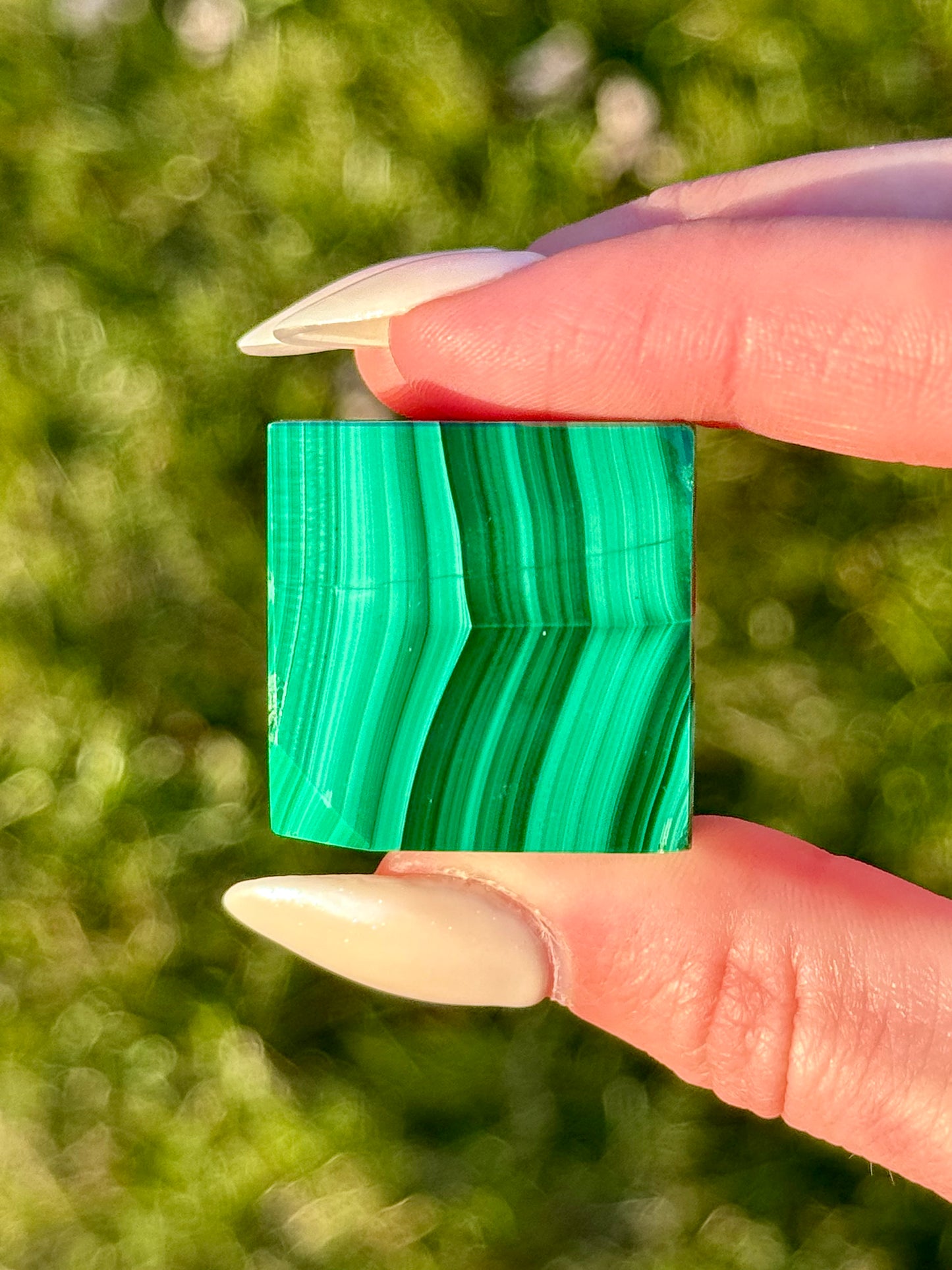 Malachite Cubes - You Choose