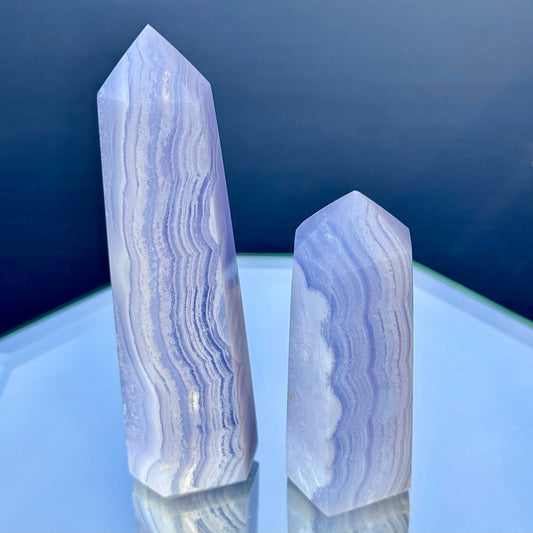 Blue Lace Agate Towers - You Choose