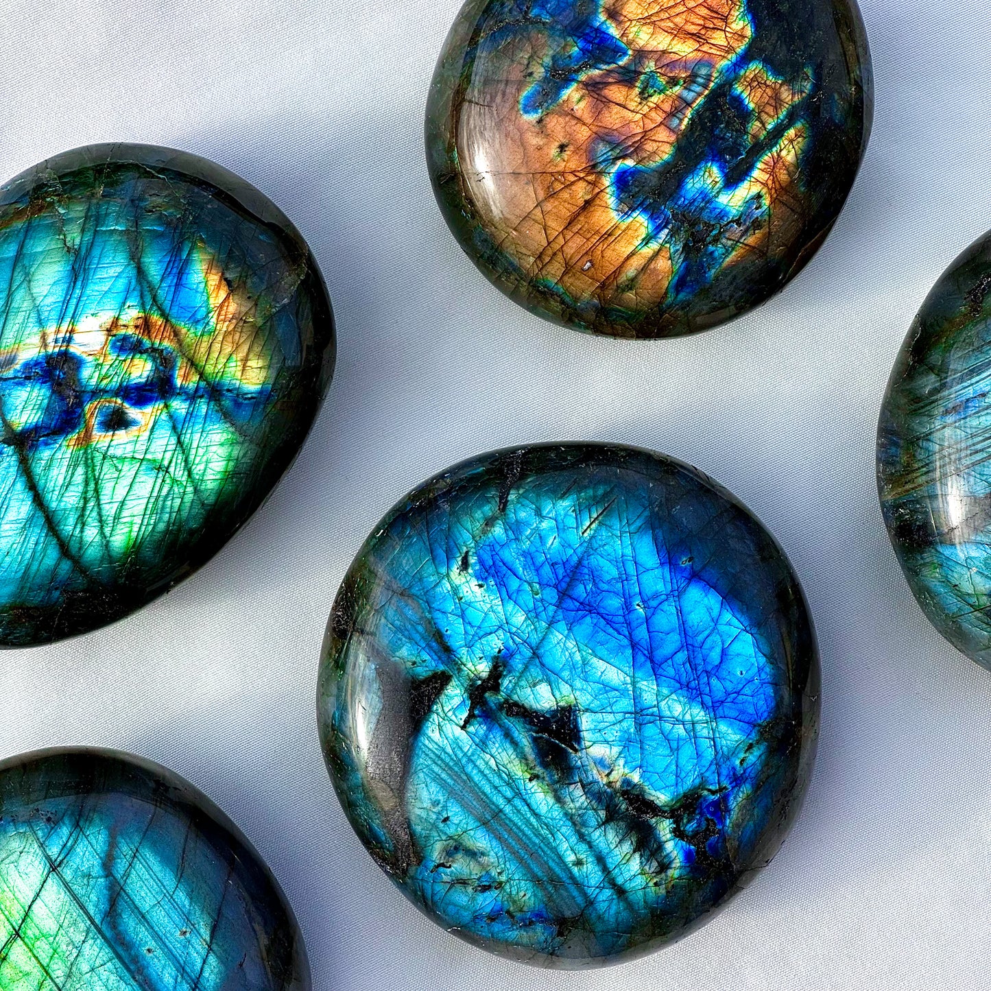 Large Labradorite Palm Stones - You Choose