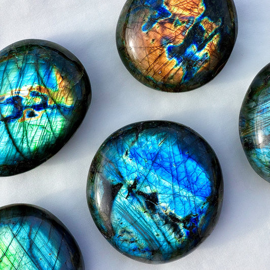 Large Labradorite Palm Stones - You Choose