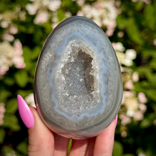 Druzy Agate Egg