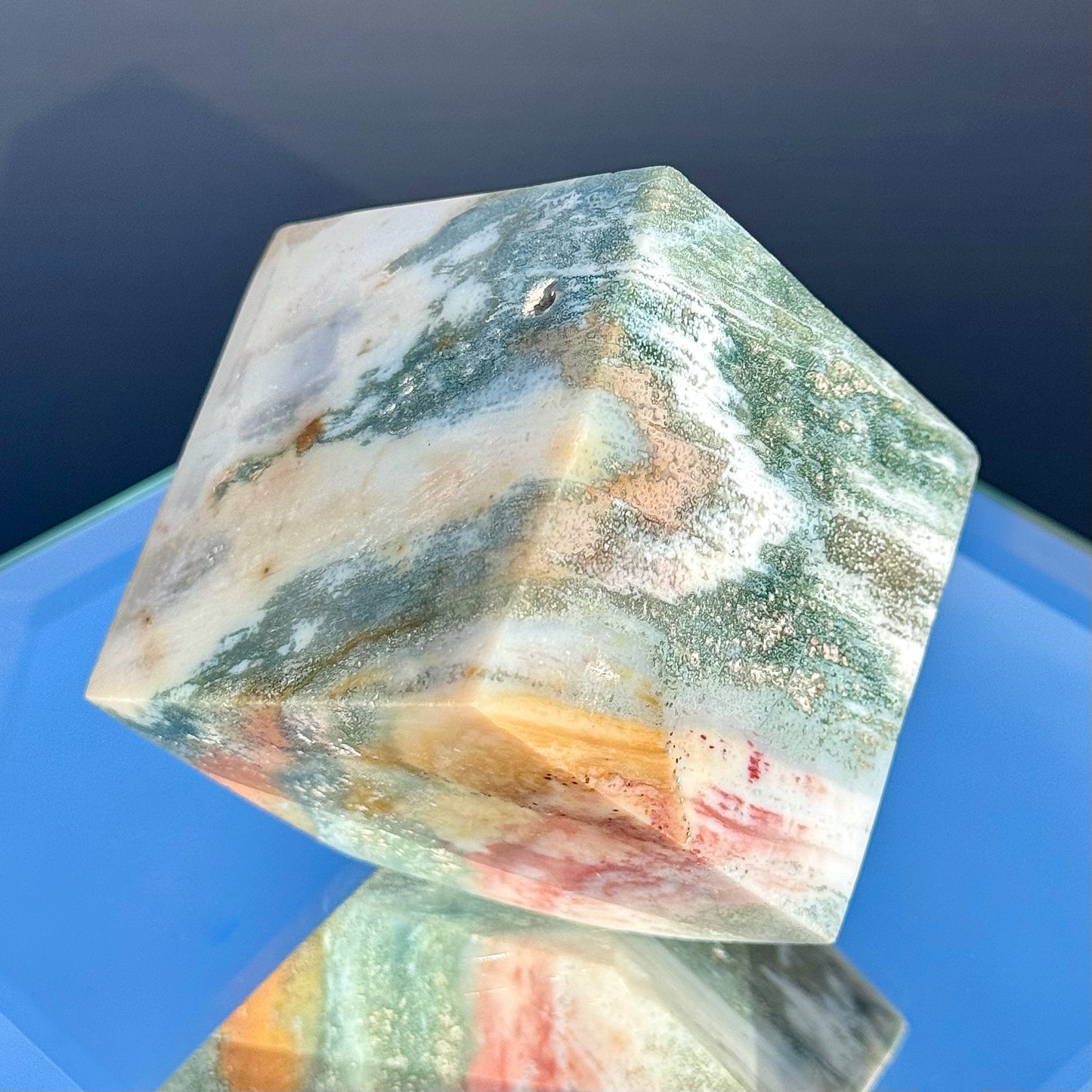 Sea Jasper Cubes - You Choose