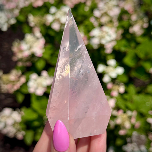 Rose Quartz Diamond Tower