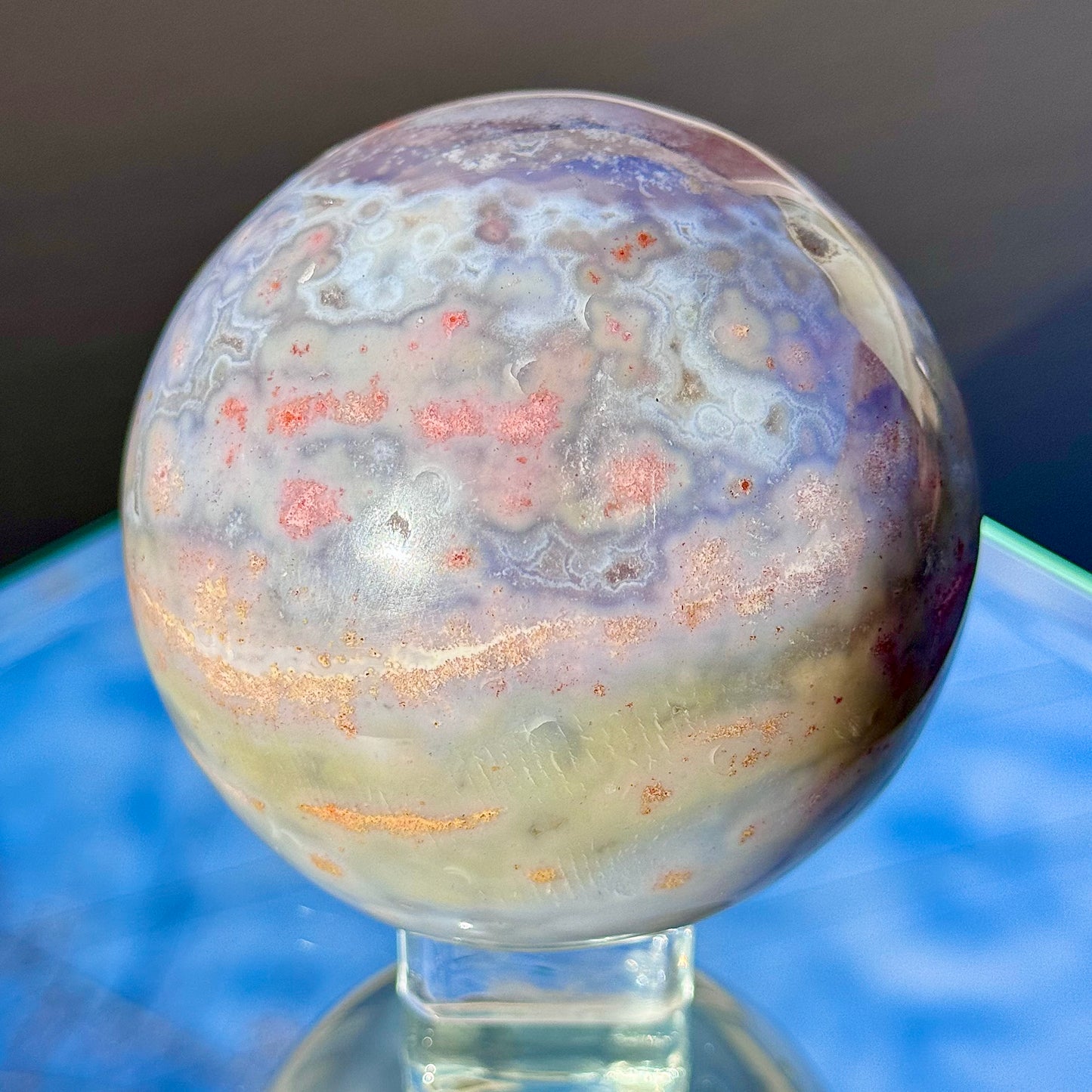 Large Sea Jasper Sphere