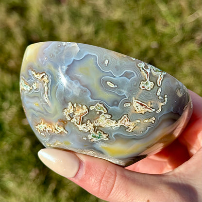 Moss Agate Bowl