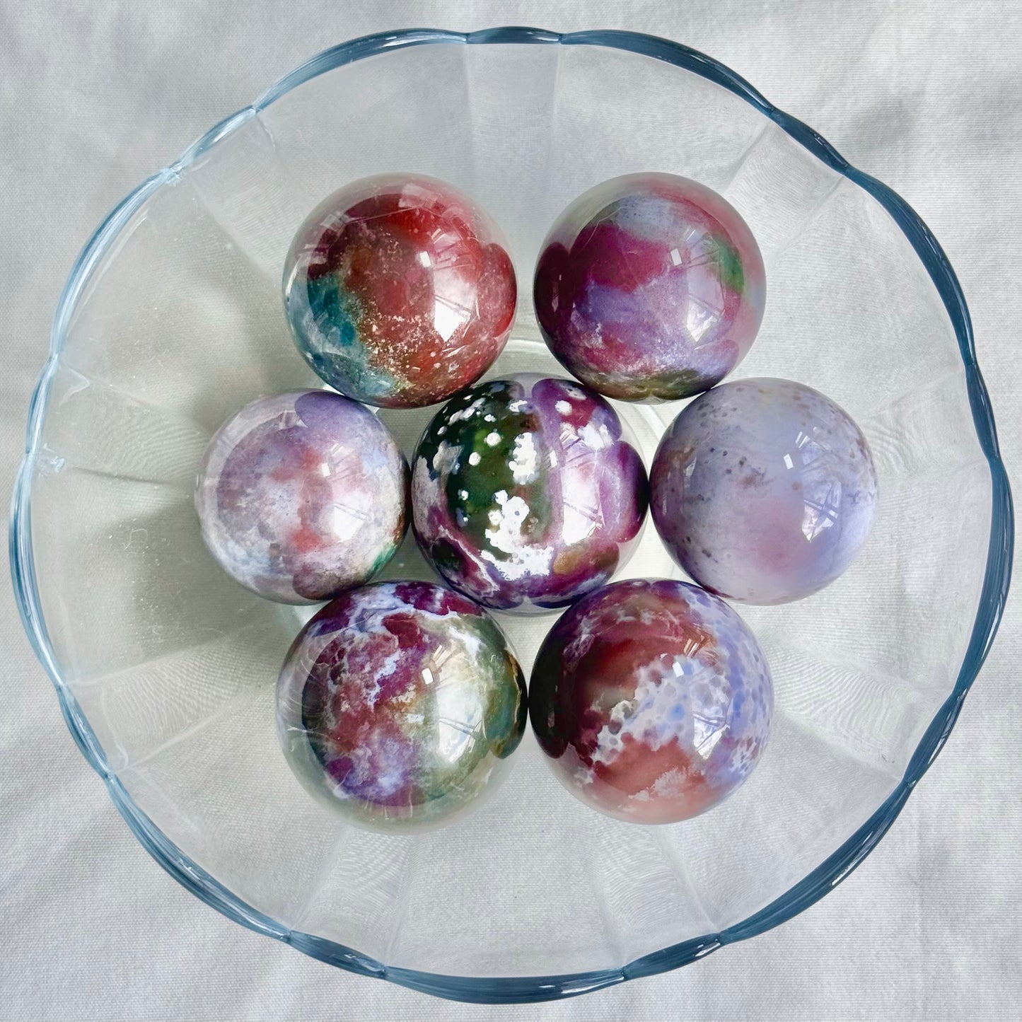 Sea Jasper Spheres