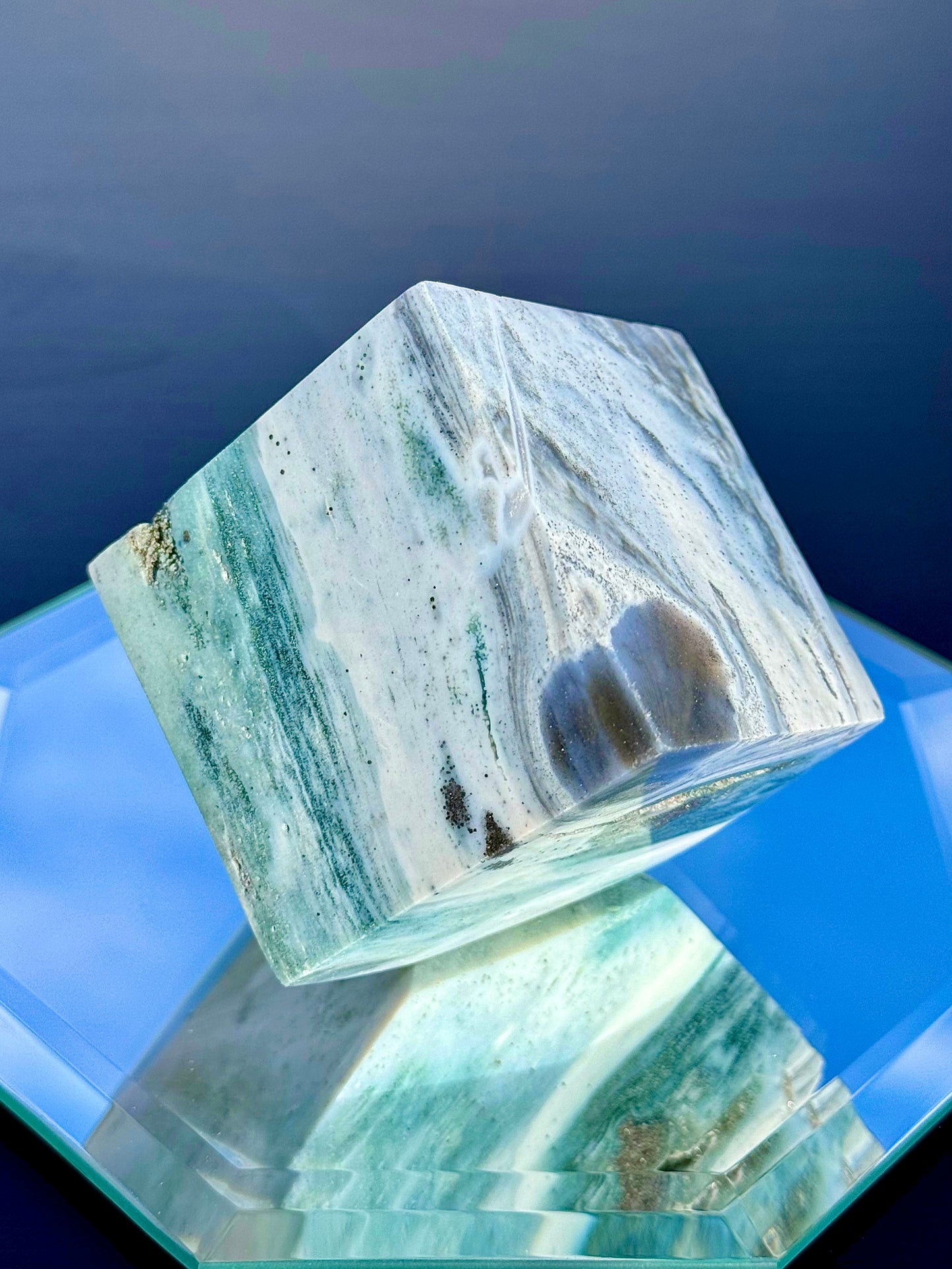 Large Sea Jasper Cubes - You Choose