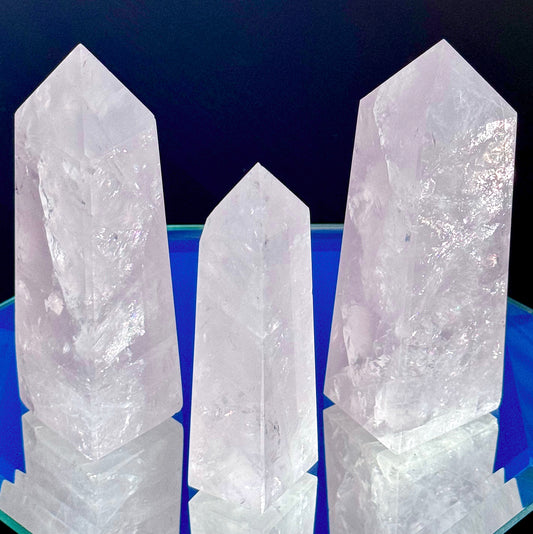 Periwinkle Quartz Towers - You Choose