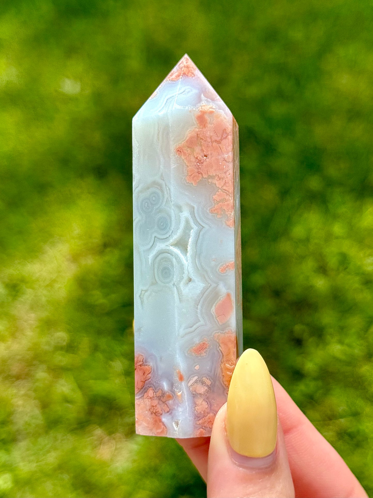 Pink Agate Towers - You Choose