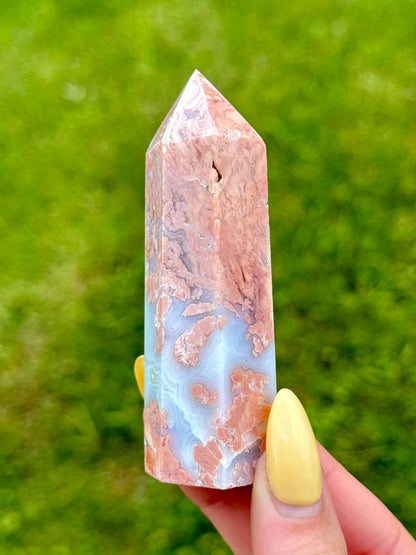 Pink Agate Towers - You Choose