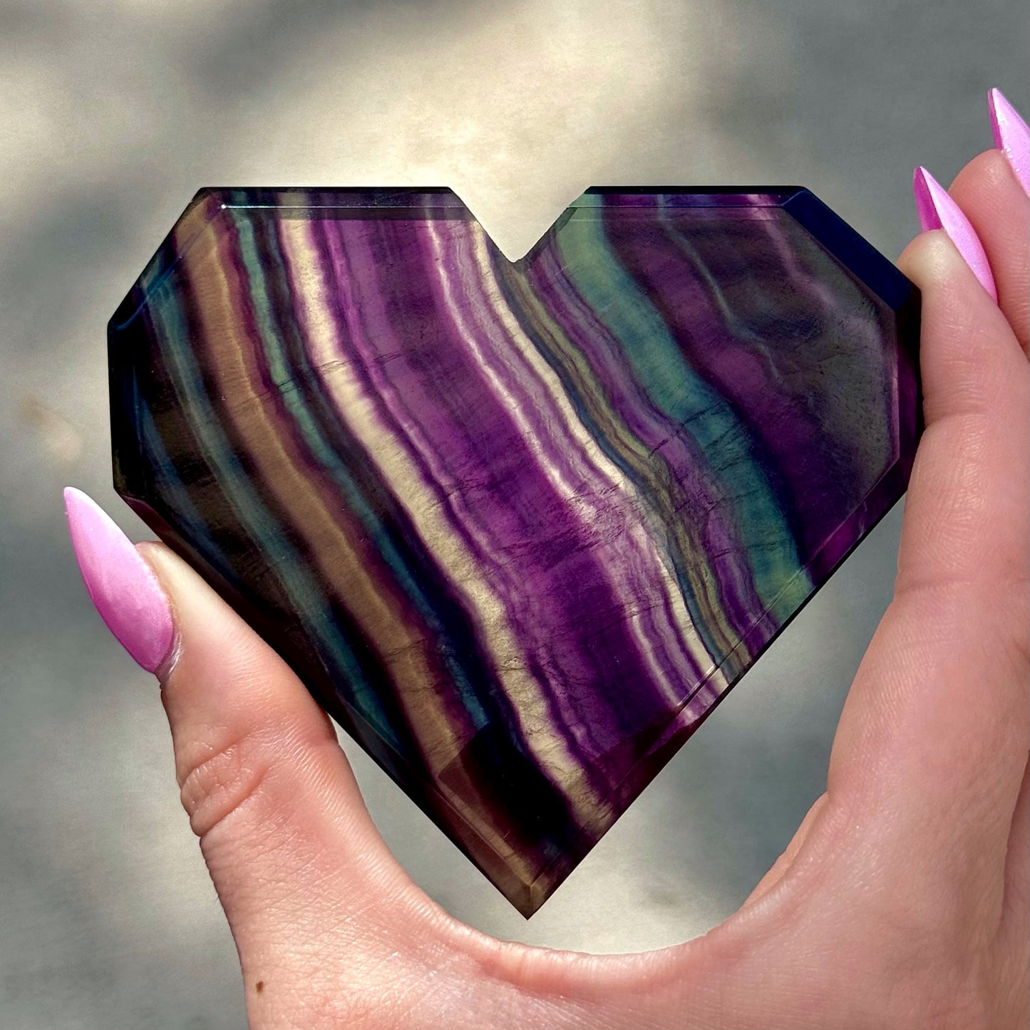 Fluorite Heart