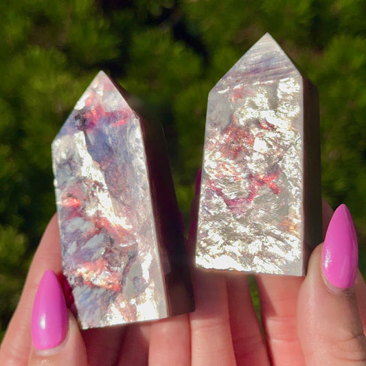 Gem Lepidolite Towers - You Choose