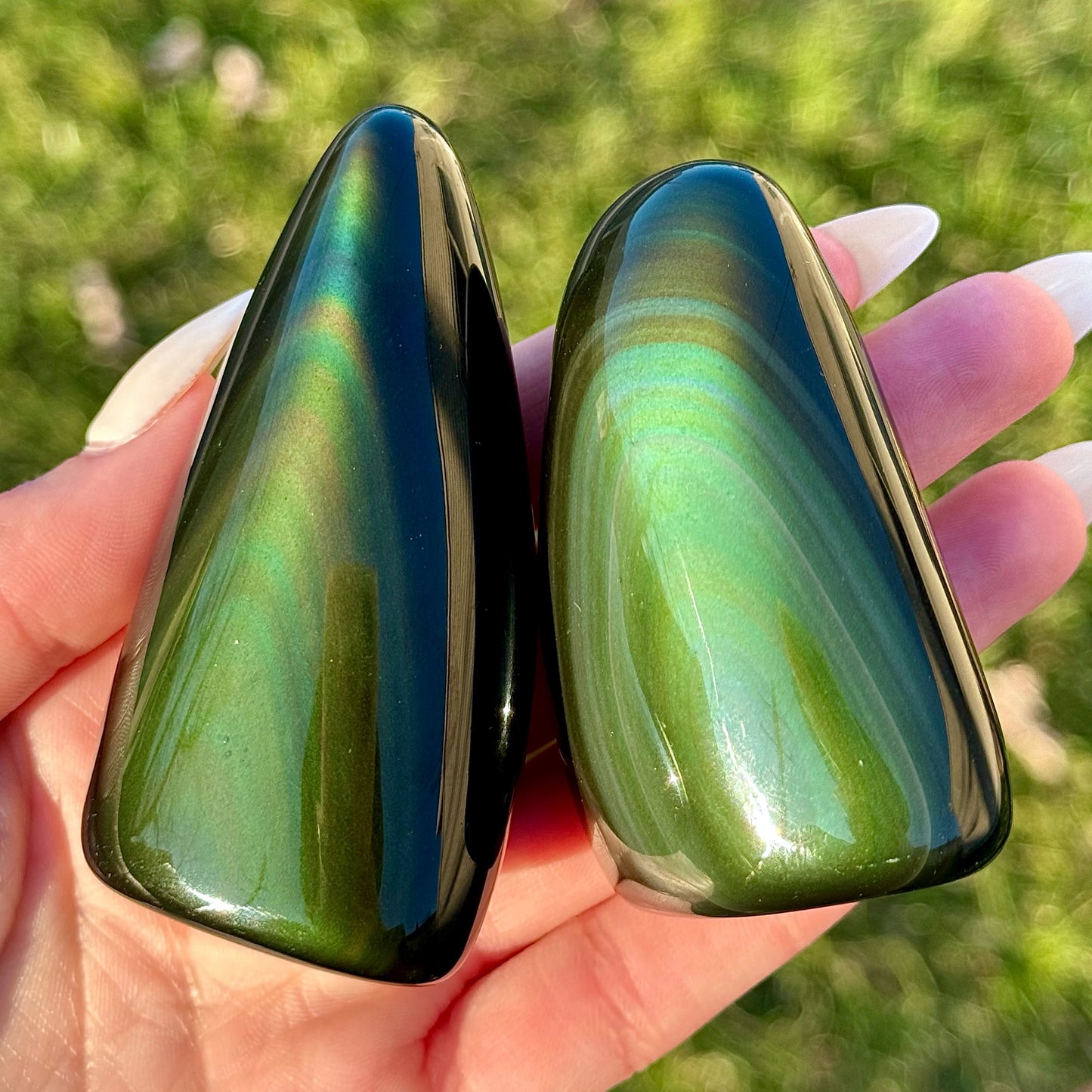 Rainbow Obsidian Freeforms - You Choose