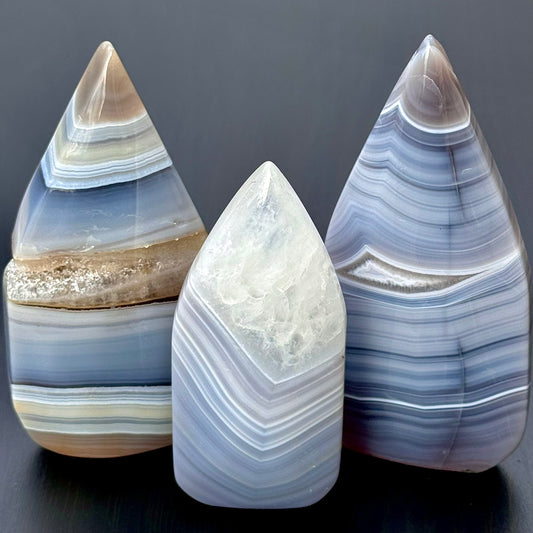 Banded Agate Flames - You Choose