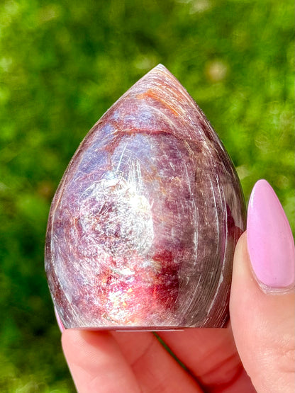 Gem Lepidolite Flames - You Choose