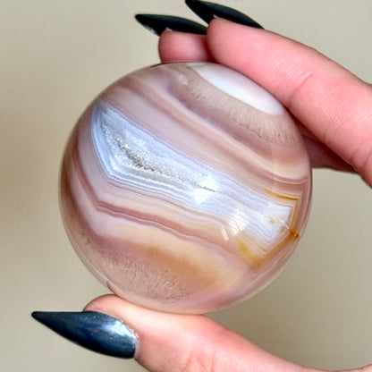 Pink Jelly Agate Spheres - You Choose