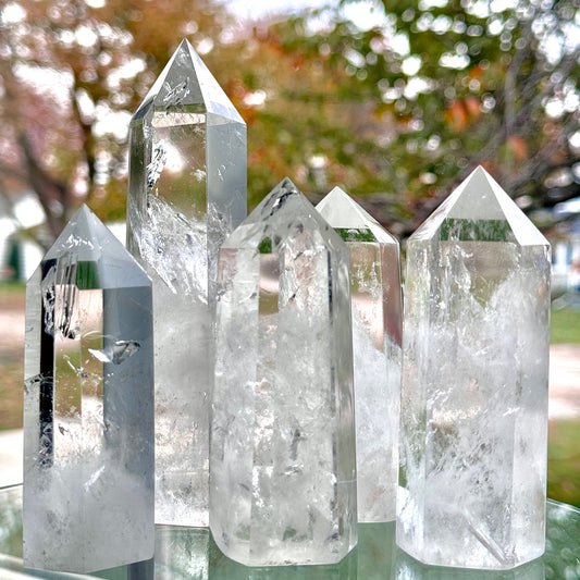 Clear Quartz Towers - You Choose