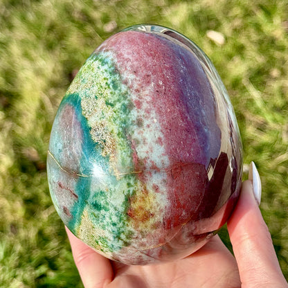 Large Sea Jasper Egg