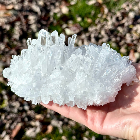 Large Clear Quartz Cluster