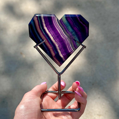 Fluorite Heart