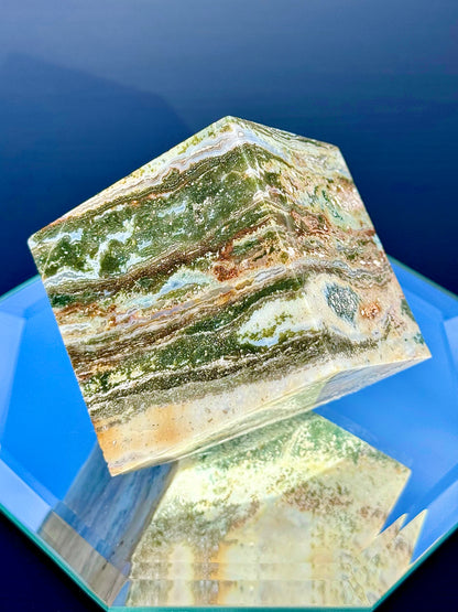 Large Sea Jasper Cubes - You Choose