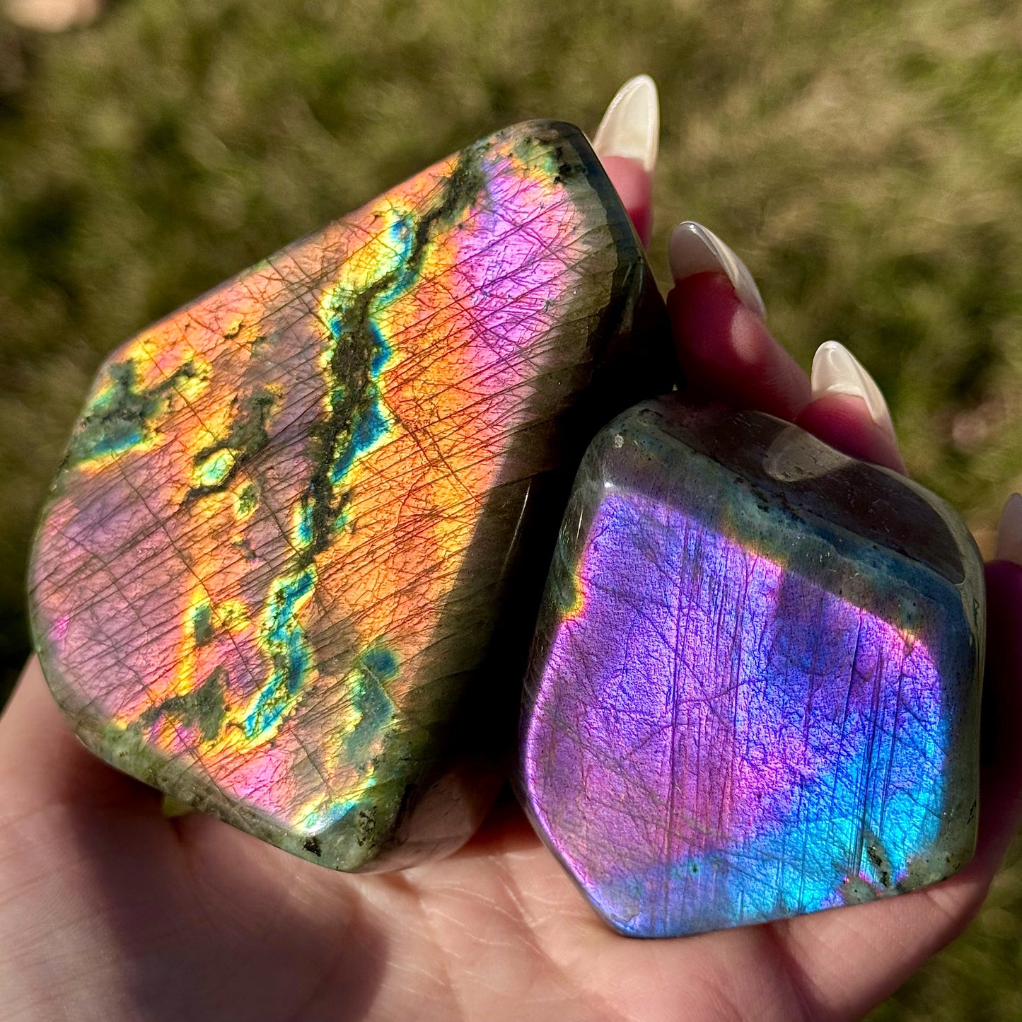 Purple Labradorite Freeforms - You Choose