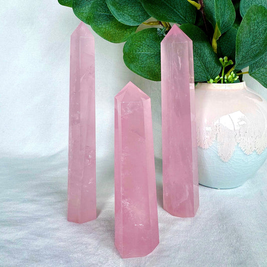 Gemy Rose Quartz Towers - You Choose