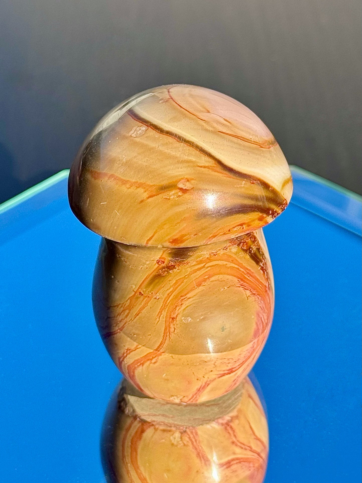 Polychrome Jasper Mushrooms - You Choose