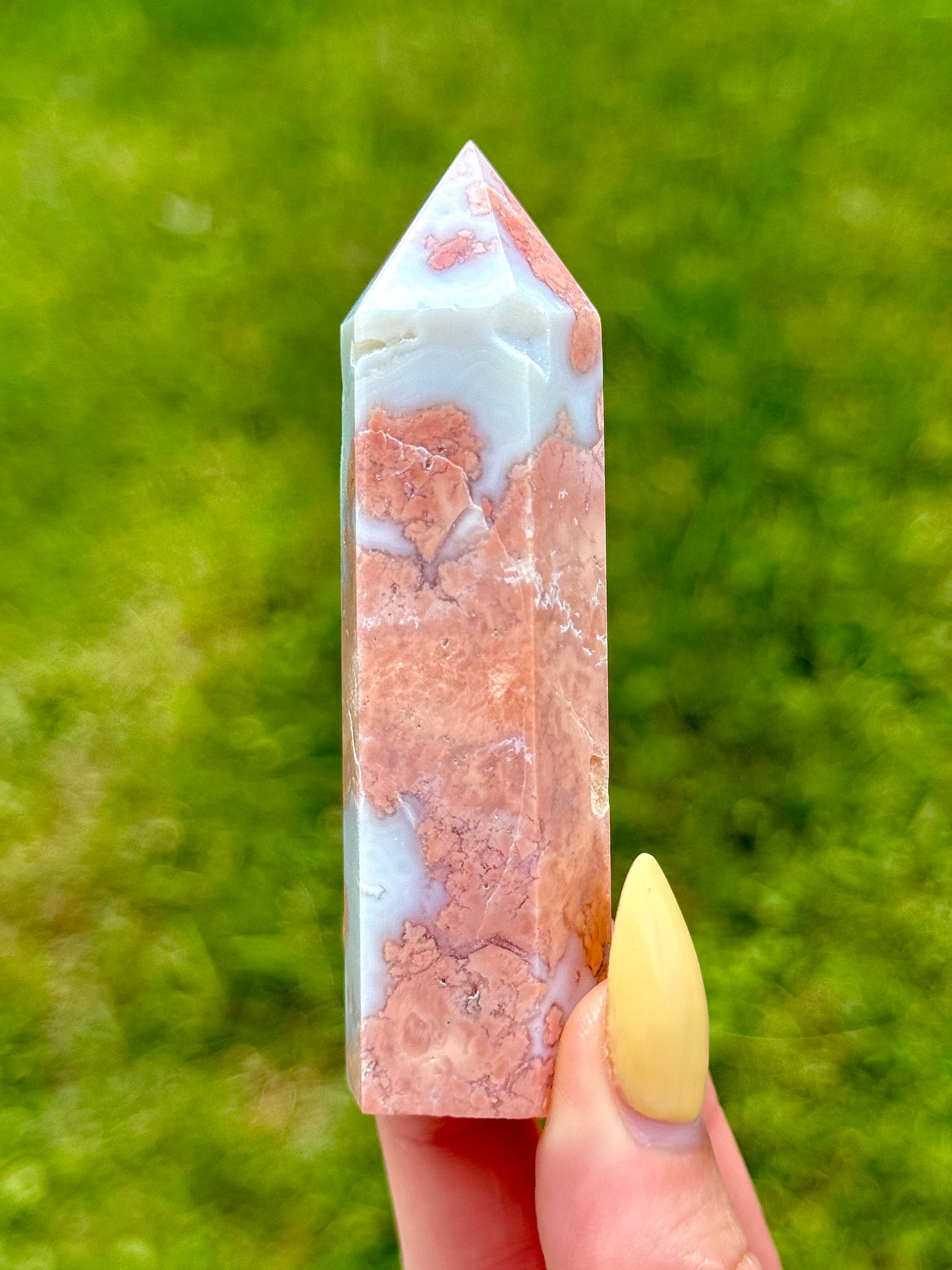 Pink Agate Towers - You Choose