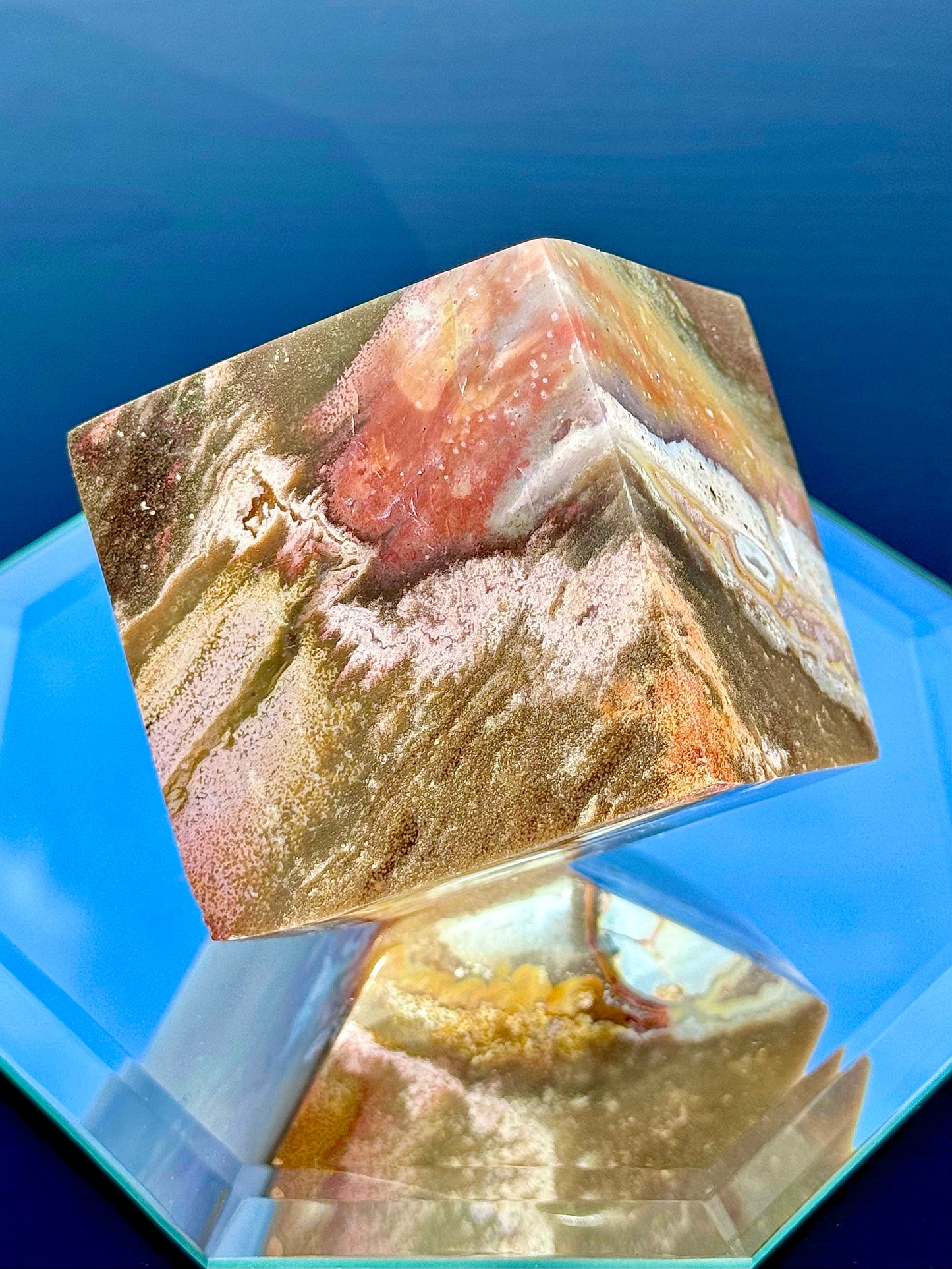 Large Sea Jasper Cubes - You Choose