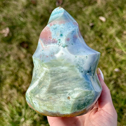 Large Sea Jasper Flame