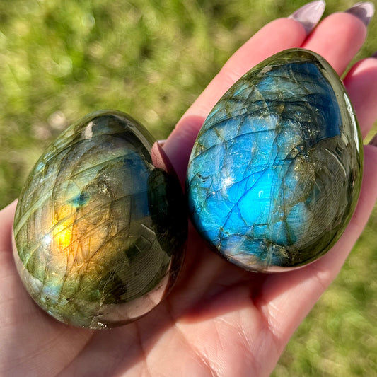 Labradorite Eggs - You Choose