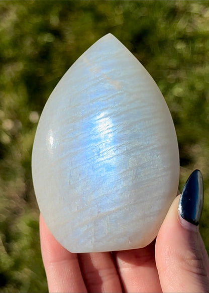 White Moonstone Flames - You Choose